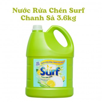 Nước Rửa Chén Surf Chanh Sả 3.6kg